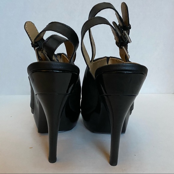 NWOB Nine West Open Toe Pumps, Size 6.5 - Picture 4 of 7